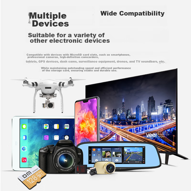 Карта памяти DM Daimai microSDXC 128GB UHS-I U3 V30 A2 - изображение 6