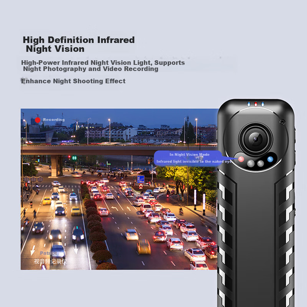 Aigo Dashcam, камера високої чіткості, портативний міні-реєстратор, запис відео та аудіо, компактна спортивна велосипедна камера S10, 64 ГБ - зображення 7
