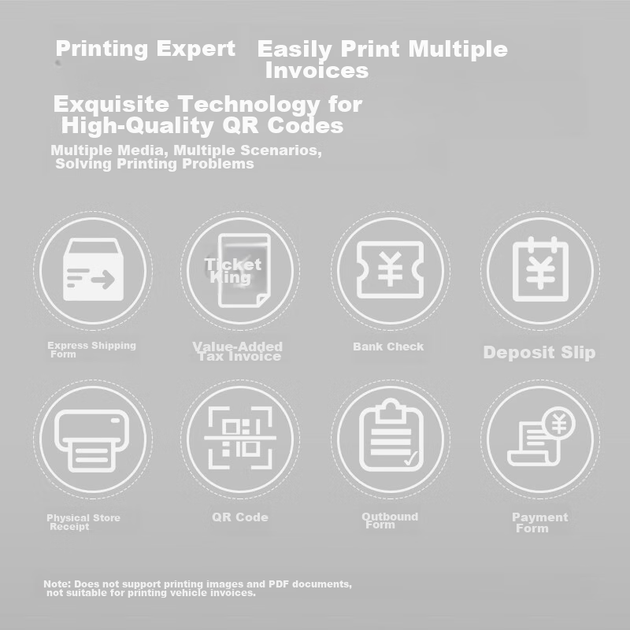 Матричный принтер PRINT-RITE PR-635 для печати счетов-фактур, накладных, налоговых чеков и ваучеров, бумага Qianjin, 1+5 копий - изображение 8