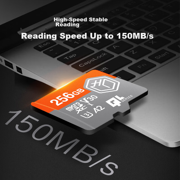 Карта памяти JD Kylin microSDXC 256GB UHS-I U3 V30 A2 (JZ-microSD QL) - изображение 5