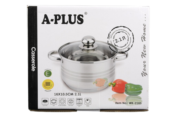 Каструля A-PLUS 2165 2,1 л - Фото 2 Каструля A-PLUS 2165 2,1 л - изображение 2
