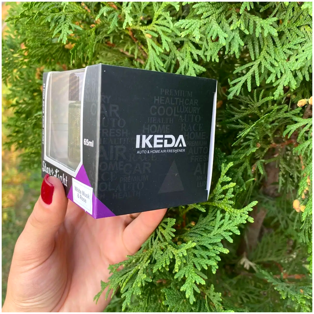 Ароматизатор для дома и авто IKEDA White Musk и Rose гелевый освежитель воздуха для создания романтической атмосферы 65 мл - Фото 6 Ароматизатор для дома и авто IKEDA White Musk и Rose гелевый освежитель воздуха для создания романтической атмосферы 65 мл - изображение 6