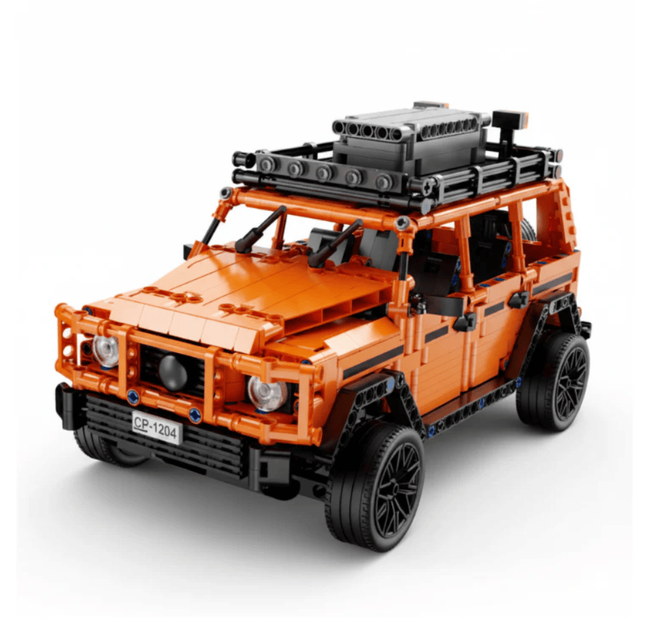 Конструктор 1150 деталей внедорожник Mercedes G500 1:14 оранжевый - Фото 4 Конструктор 1150 деталей внедорожник Mercedes G500 1:14 оранжевый - изображение 4