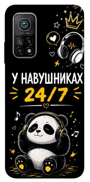 Чохол на Xiaomi Mi 10T У навушниках 24/7 (F1561444) - Фото 1 Чохол на Xiaomi Mi 10T У навушниках 24/7 (F1561444) - зображення 1