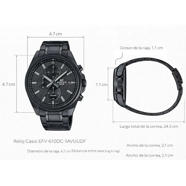 Наручний годинник CASIO EFV-610DC-1AVUEF - изображение 8