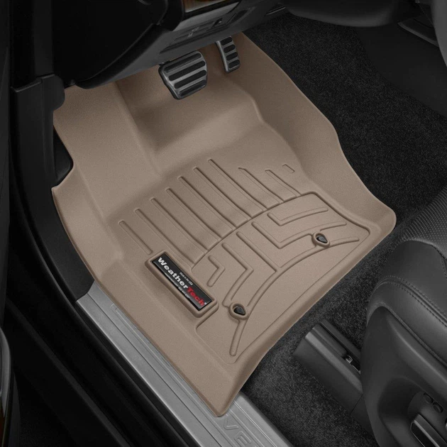 Килимки у салон Land Rover Range Rover Vogue 2013-, з бортом, передні, бежеві, Weathertech 454801 - зображення 2