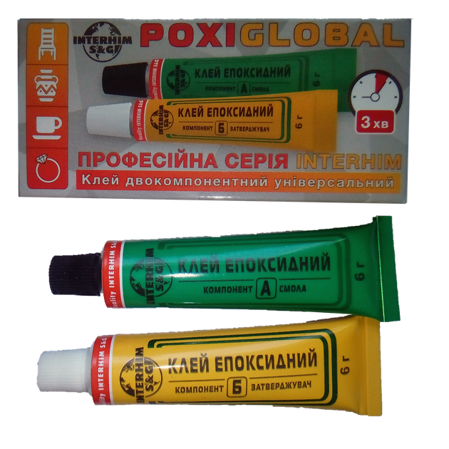 Клей Інтерхім Poxiglobal (4164) - зображення 2