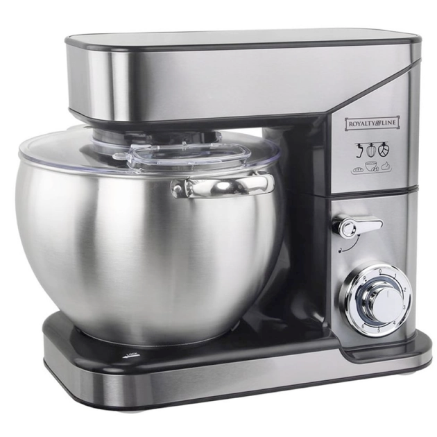 Кухонный комбайн тестомисс Royalty Line RL-PKM-2500.472.10, 2500 Вт, 10 л, Silver - изображение 3