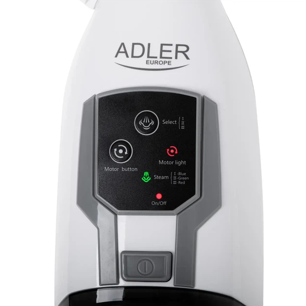 Паровая швабра Adler AD 7052 2в1, 1300 Вт, 550 мл, 3 режима, белый - Фото 10 Паровая швабра Adler AD 7052 2в1, 1300 Вт, 550 мл, 3 режима, белый - изображение 10