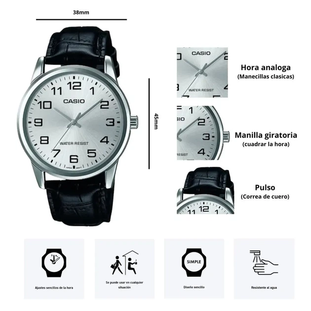 Наручний годинник CASIO MTP-V001L-7BUDF - Фото 10 Наручний годинник CASIO MTP-V001L-7BUDF - изображение 10