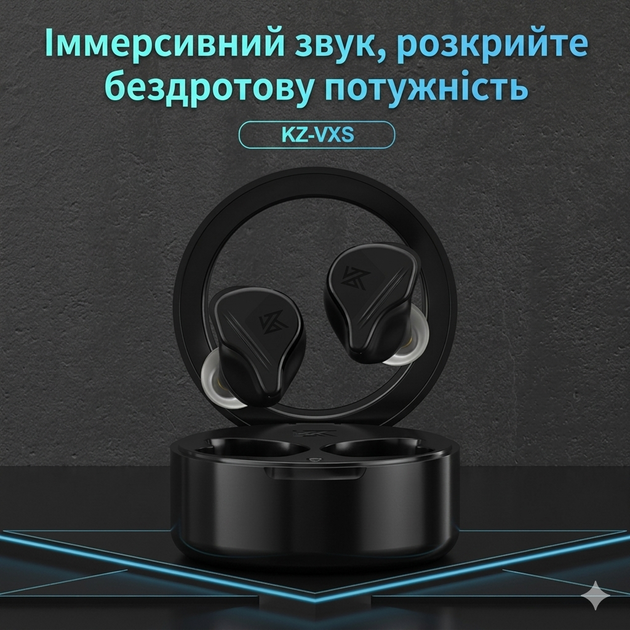 Беспроводные Bluetooth 5.2 наушники KZ VXS с поддержкой aptX - изображение 6