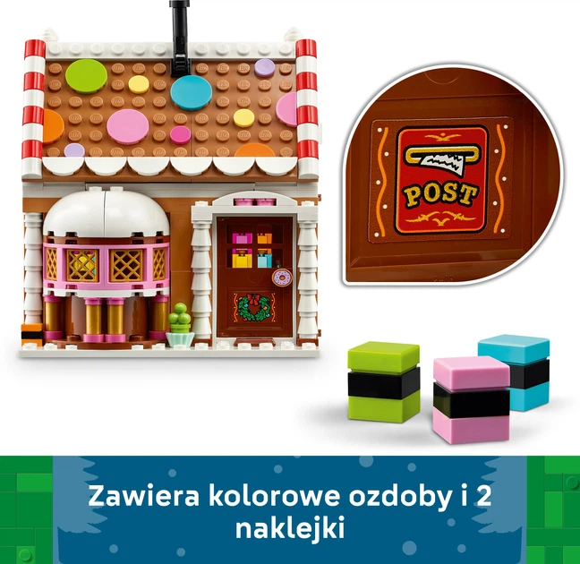 Конструктор LEGO Святковий пряниковий будиночок 498 деталей (40809) - Фото 6 Конструктор LEGO Святковий пряниковий будиночок 498 деталей (40809) - зображення 6