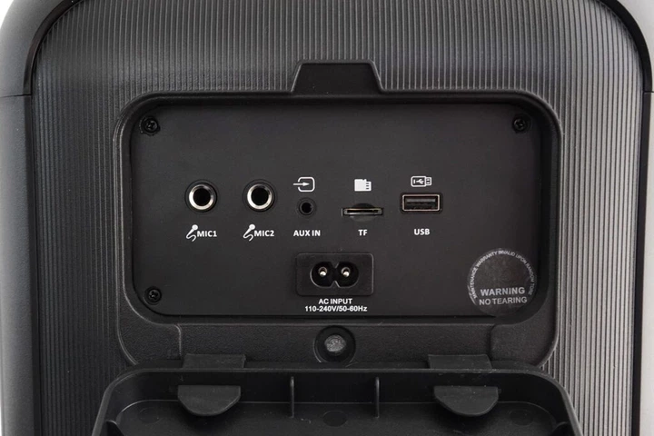 Zestaw głośników z karaoke Blaupunkt PartyBox PB6LED (5901750508769) - obraz 2