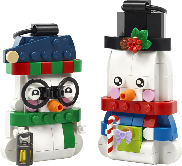 Конструктор LEGO Прикраси зі сніговиком 168 деталей (40812) - Фото 2 Конструктор LEGO Прикраси зі сніговиком 168 деталей (40812) - зображення 2