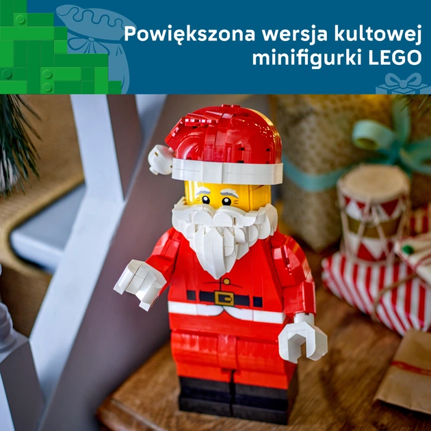 Конструктор LEGO Збільшена мініфігурка Санти 761 деталь (40820) - Фото 5 Конструктор LEGO Збільшена мініфігурка Санти 761 деталь (40820) - зображення 5