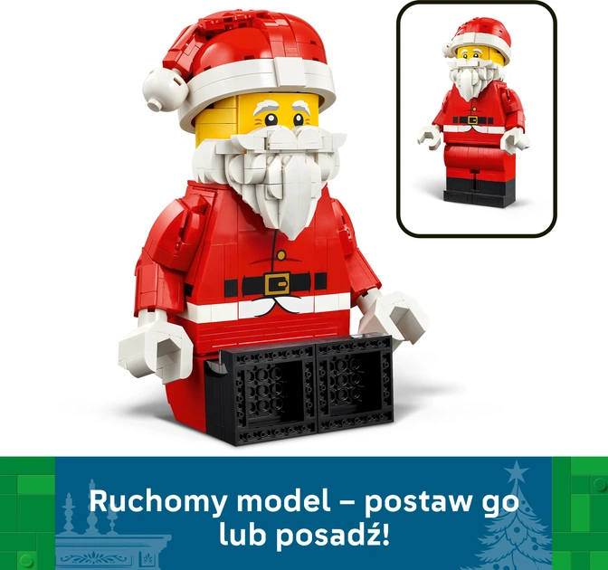 Конструктор LEGO Збільшена мініфігурка Санти 761 деталь (40820) - Фото 6 Конструктор LEGO Збільшена мініфігурка Санти 761 деталь (40820) - зображення 6