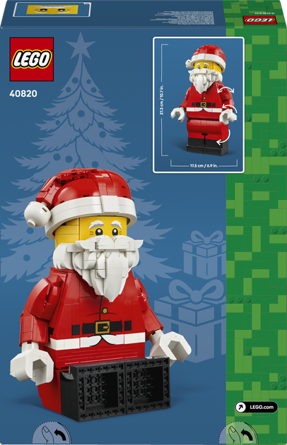 Конструктор LEGO Збільшена мініфігурка Санти 761 деталь (40820) - Фото 9 Конструктор LEGO Збільшена мініфігурка Санти 761 деталь (40820) - зображення 9