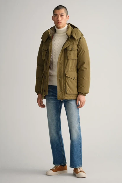 Чоловічий оливковий парк DOWN PARKA Gant S 7006266 - зображення 2