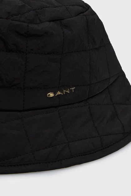 Жіноча чорна панама QUILTED HAT Gant S/M 4900072 - Фото 3 Жіноча чорна панама QUILTED HAT Gant S/M 4900072 - изображение 3