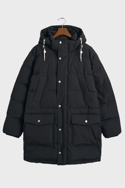 Чоловіча чорна пухова парку HEAVY DOWN MID LENGTH JACKET Gant XXL 7006464 - зображення 9