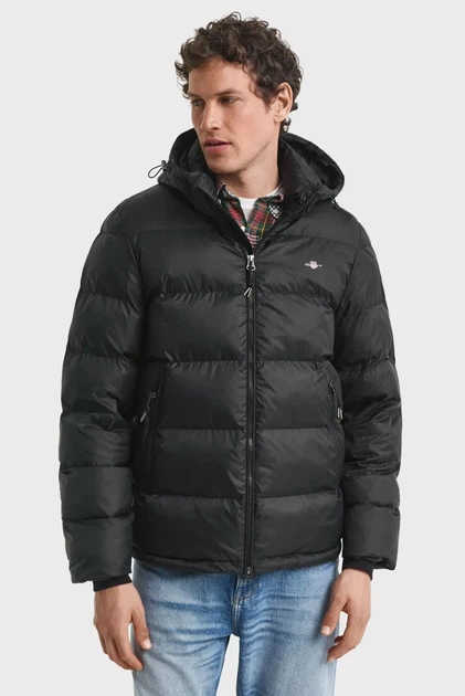 Чоловіча чорна куртка CLOUD Gant XXL 7006534 - Фото 1 Чоловіча чорна куртка CLOUD Gant XXL 7006534 - зображення 1