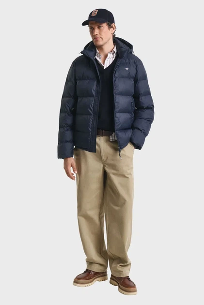 Чоловіча темно-синя куртка CLOUD Gant XL 7006534 - Фото 2 Чоловіча темно-синя куртка CLOUD Gant XL 7006534 - зображення 2