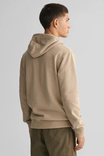 Чоловіче бежеве худі REG TONAL SHIELD Gant S 2037020 - изображение 2
