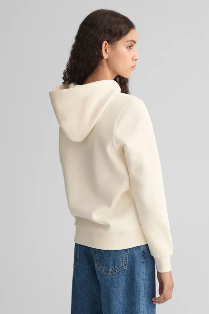 Жіноче бежеве худі REG TONAL SHIELD Gant XS 4203648 - изображение 3
