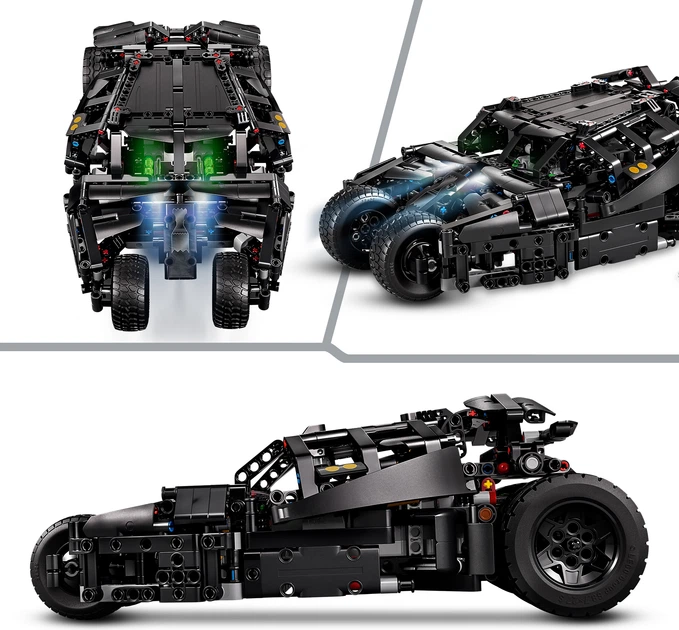 Zestaw klocków LEGO Technic Batmobile Tumbler 719 elementów (42239) - obraz 4