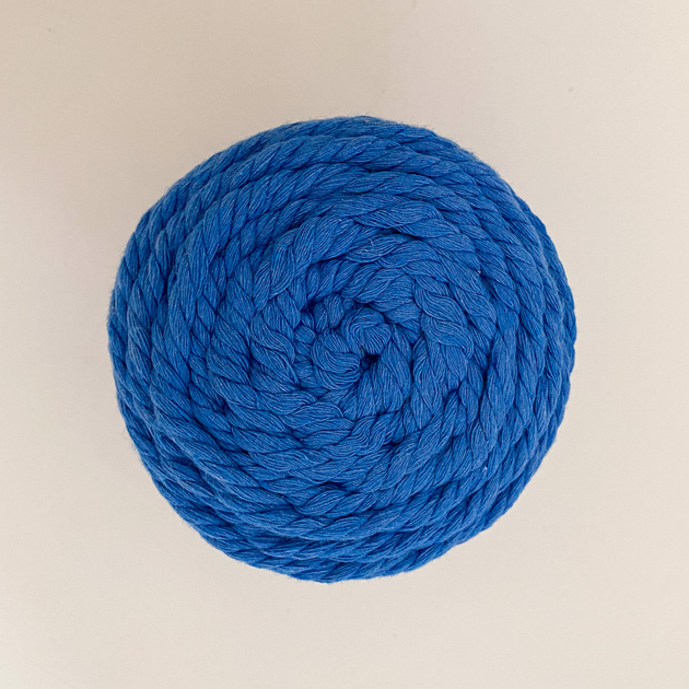 Шнур кручений для макраме YarnArt macrame rope 5мм небесний 500г (№786) - изображение 5