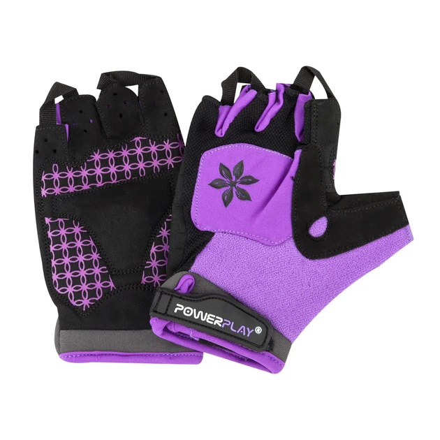 Велорукавички Active Point комбіновані XS фіолетові - зображення 6