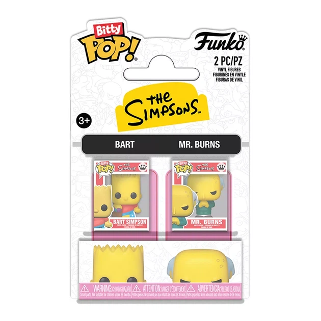 Набор фигурок Funko POP! Bitty Симпсоны Барт и Мистер Бёрнс (94216) - Фото 1 Набор фигурок Funko POP! Bitty Симпсоны Барт и Мистер Бёрнс (94216) - изображение 1