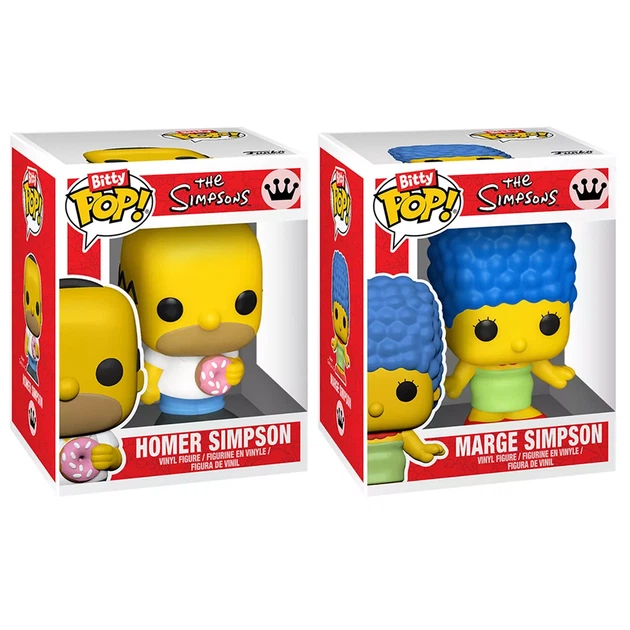 Набор фигурок Funko POP! Bitty Симпсоны Гомер и Мардж (94217) - Фото 2 Набор фигурок Funko POP! Bitty Симпсоны Гомер и Мардж (94217) - изображение 2