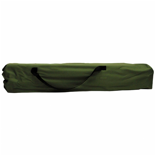 Алюминиевая раскладушка 190x66 см 120 кг для кемпинга MFH US Olive - изображение 2