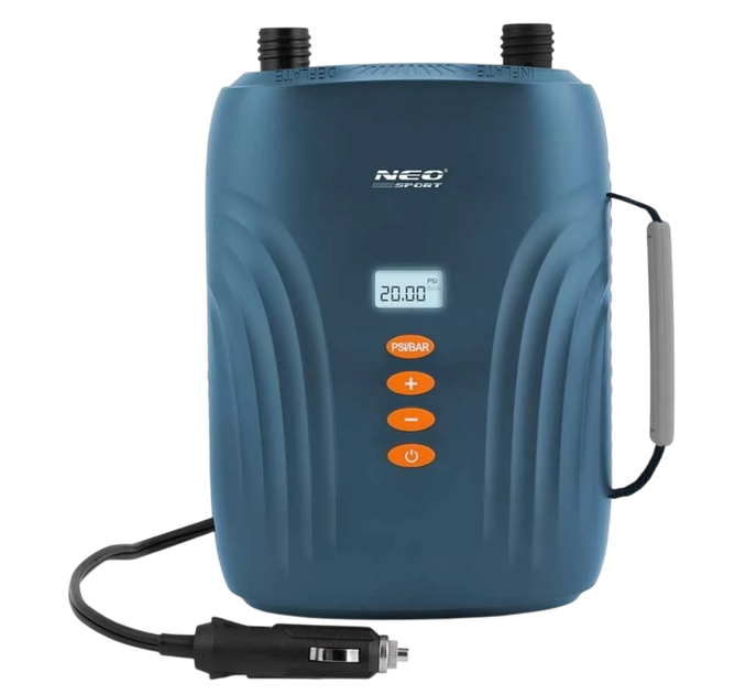 Pompka elektryczna do materaca Neo Sport NS-713 171300 SUP + 6 końcówek 12 V (5903890633400) - obraz 2