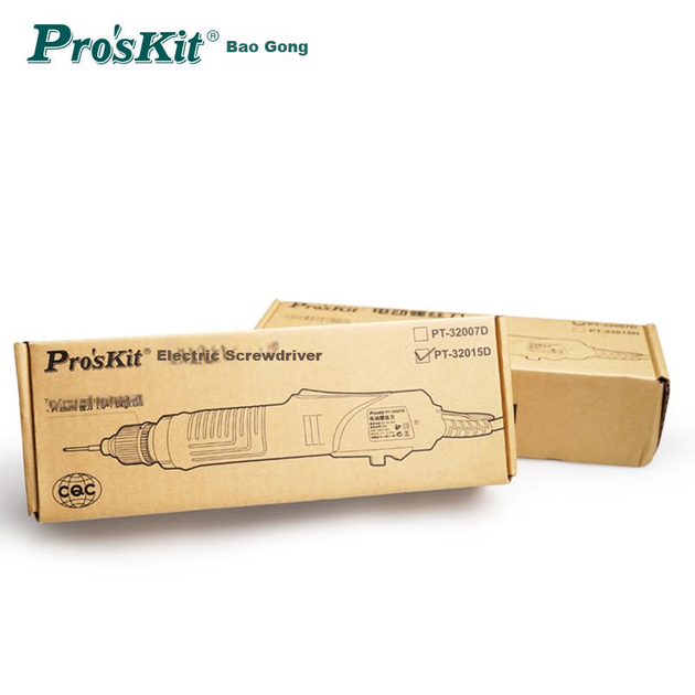 Электроотвертка Pro'sKit PT-32007D с регулируемой частотой вращения и прямым приводом (крутящий момент 0,1-0,7 Нм). - изображение 8