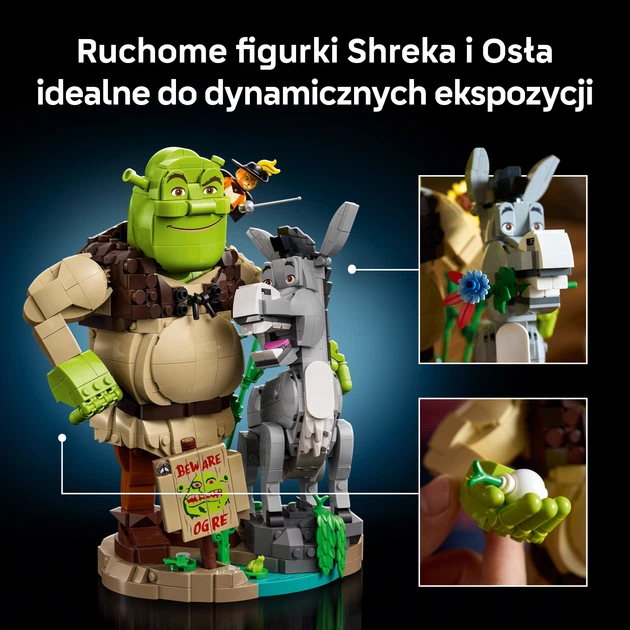 Zestaw klocków LEGO Shrek, Osioł i Kot w butach 1403 elementy (72423) - obraz 5