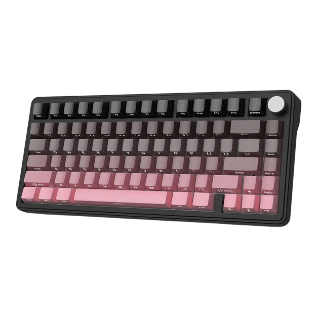 Клавіатура Attack Shark X85 Side Printed RGB Gradient Pink - изображение 2