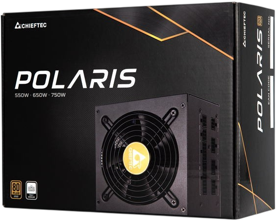 Блок живлення Chieftec Polaris 650W 80+ Gold (PPS-650FC) - изображение 4
