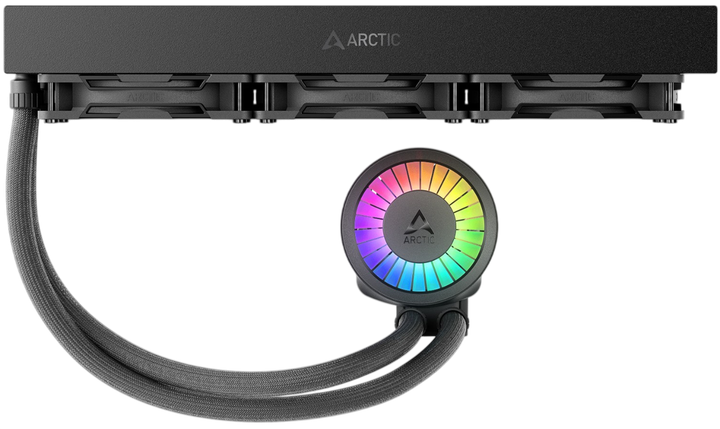 Водяне охолодження Arctic Liquid Freezer III Pro 360 ARGB Black (ACFRE00184A) - зображення 3