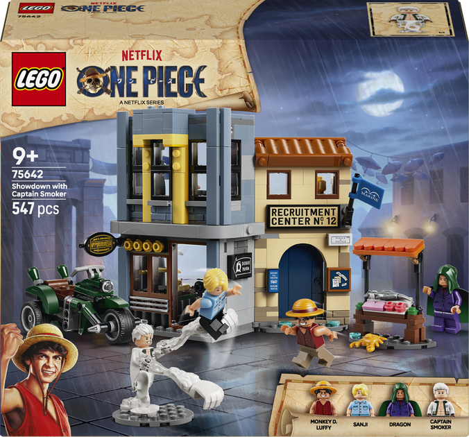 Конструктор LEGO One Piece Сутичка з капітаном Смокером 547 деталей (75642) - Фото 1 Конструктор LEGO One Piece Сутичка з капітаном Смокером 547 деталей (75642) - зображення 1