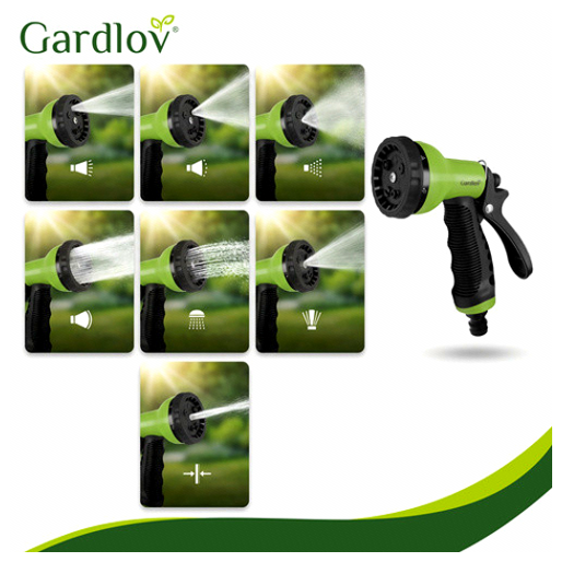 Автоматична котушка для садового шланга 30 м із розпилювачем 7 режимів GARDLOV - зображення 4