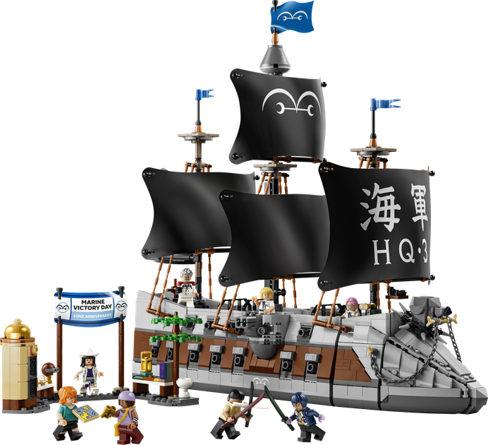 Конструктор LEGO One Piece Морський бойовий корабель Ґарпа 1705 деталей (75646) - Фото 2 Конструктор LEGO One Piece Морський бойовий корабель Ґарпа 1705 деталей (75646) - зображення 2