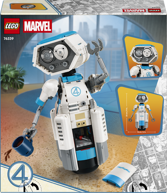 Конструктор LEGO Super Heroes Фантастична четвірка H.E.R.B.I.E. 747 деталей (76339) - Фото 9 Конструктор LEGO Super Heroes Фантастична четвірка H.E.R.B.I.E. 747 деталей (76339) - зображення 9
