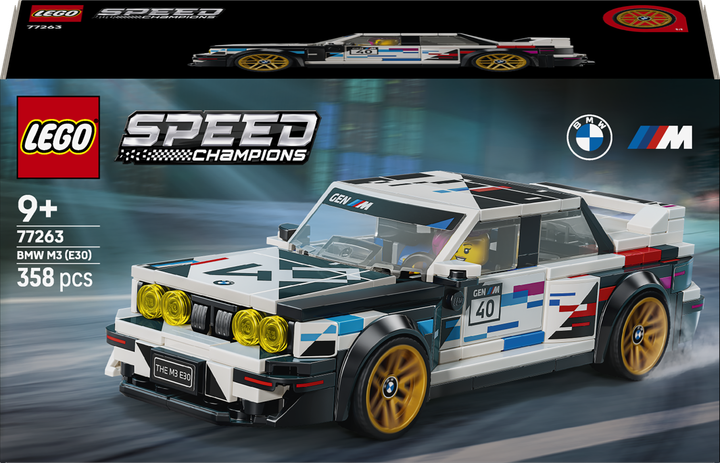 Конструктор LEGO Speed Champions BMW M3 E30 358 деталей (77263) - Фото 1 Конструктор LEGO Speed Champions BMW M3 E30 358 деталей (77263) - зображення 1
