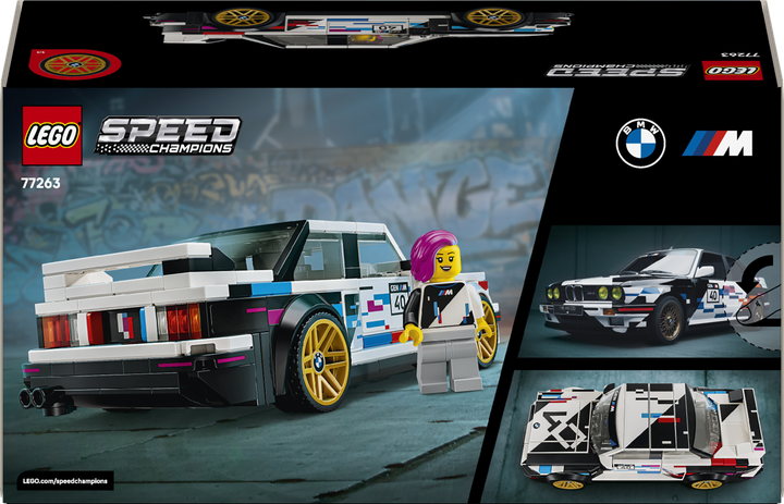 Конструктор LEGO Speed Champions BMW M3 E30 358 деталей (77263) - Фото 9 Конструктор LEGO Speed Champions BMW M3 E30 358 деталей (77263) - зображення 9
