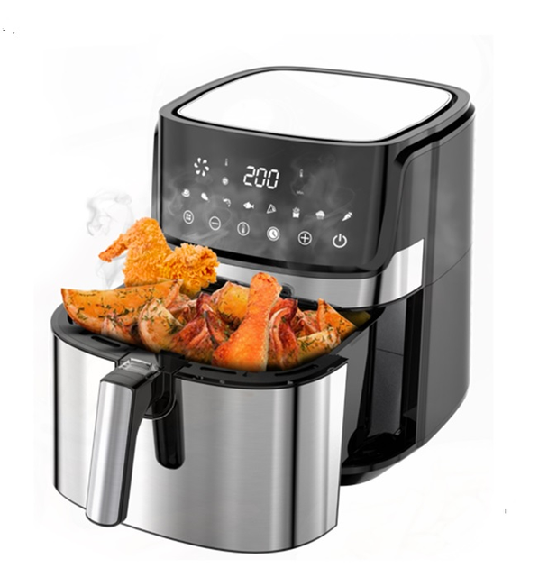 Мультипіч ROTEX MultiFry 1700Вт 6.5л аерофритюрниця без олії сенсорна з LED дисплеєм та 8 програмами - зображення 4