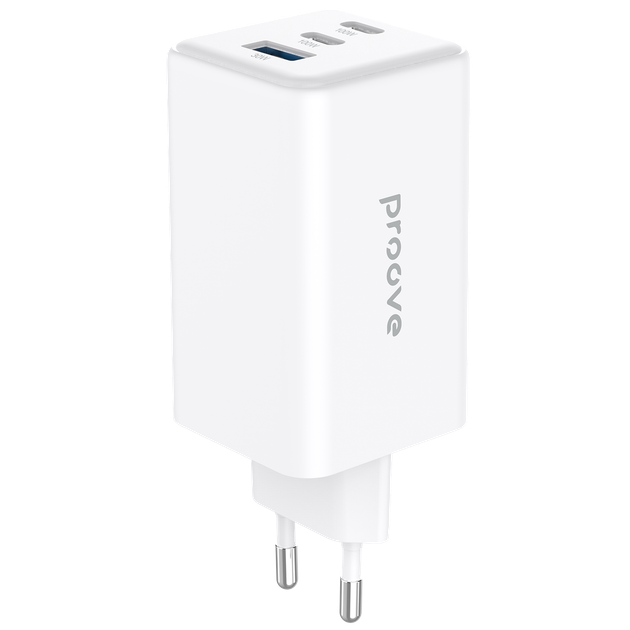 Сетевое зарядное устройство Proove Pocket GaN Max 100W USB/2хType-C Белый (WCPG10012202) - Фото 3 Сетевое зарядное устройство Proove Pocket GaN Max 100W USB/2хType-C Белый (WCPG10012202) - изображение 3