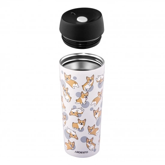 Термокружка Ardesto CoffeeTime Corgi 450 мл (AR2645CR) - изображение 4