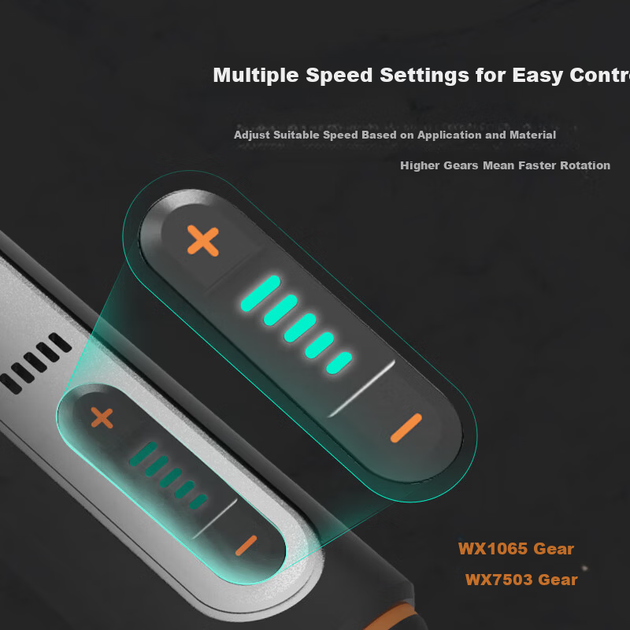 Электроинструмент WORX 8V WX106 Mini с литиевой батареей, предназначенный для резки, шлифовки, полировки, гравировки и сверления. - Фото 8 Электроинструмент WORX 8V WX106 Mini с литиевой батареей, предназначенный для резки, шлифовки, полировки, гравировки и сверления. - изображение 8